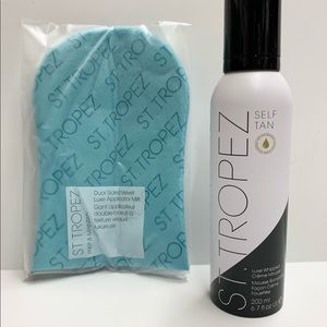 St. Tropez Self Tan Luxe Whipped Creme Mousse with Mitt
